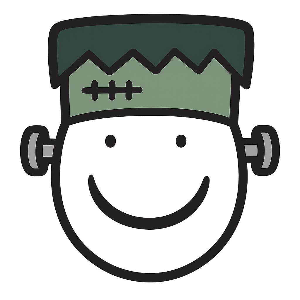 Chip reimagined as: Frankenstein Chip for Halloween